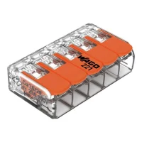 Wago 221-415 5 İletkenli Şeffaf Buat Klemens 2X4 mm²