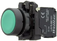 Weiller WL5-AA31 22mm Plastik Yaylı Yeşil Start Buton(1NO)