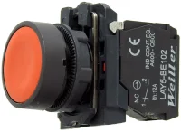 Weiller WL5-AA42 22mm Plastik Yaylı Kırmızı Stop Buton (1NC)
