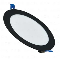 ACK AP01-00601 6W Siyah 3000K Sıva Altı Yuvarlak Led Panel